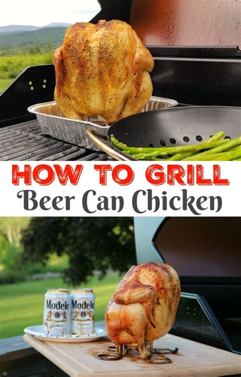 how long does it take to cook beer can chicken on grill
